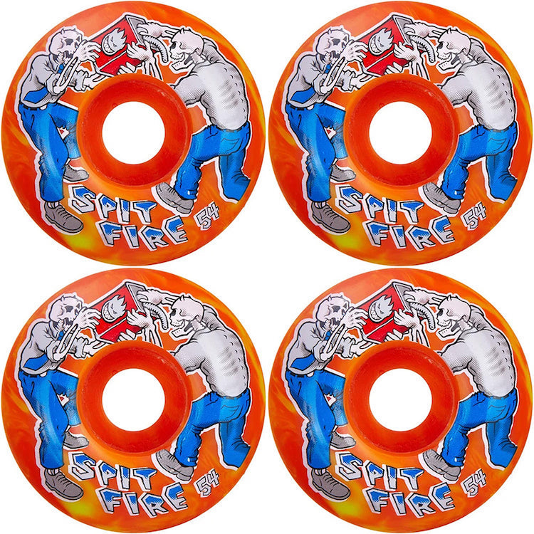 Spitfire Wheels Firefight Classics Yellow/Orange Skateboard Wheels 99du 54mm