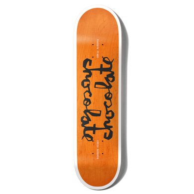 Chocolate Skateboards Twin Chunk Orange Chris Roberts Skateboard Deck 8.25