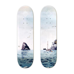 The National Skateboard Co. Black Rock Skateboard Deck 8.5"