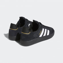 Adidas Skateboarding Tyshawn Low Core Black/Cloud White/Gold Metallic Suede Shoes
