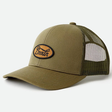 Brixton Parsons Crossover MP Meshback Snapback Cap Olive