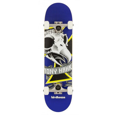 Birdhouse Skateboards Stage 1 Tony Hawk Oversized Skull Mini Complete Skateboard 7.25