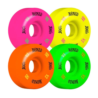 Bones Wheels 100s Party Pack V1 Standard Skateboard Wheels 100a 53mm