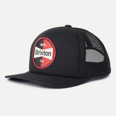 Brixton Patron MP Meshback Snapback Cap Black