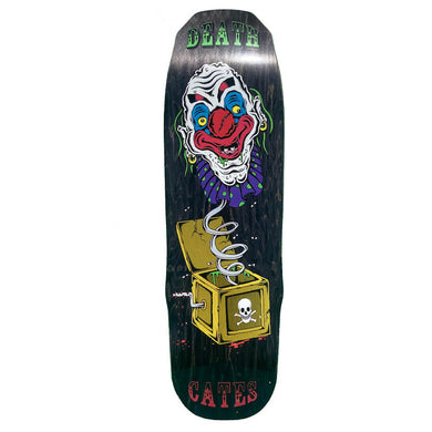 Death Skateboards Dan Cates Jack In The Box Notch Pool Shape Skateboard Deck 9