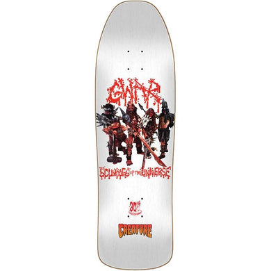 Creature Skateboards Gwar Scumdogs 30th Anniversary Skateboard Deck 9.35