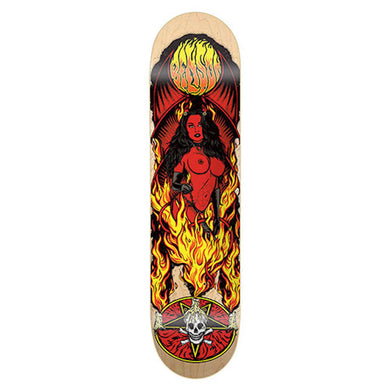 Death Skateboards Benson Devil Woman 2 Skateboard Deck 8.5