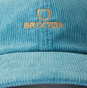 Brixton Alpha LP Snapback Cap Ocean Cord