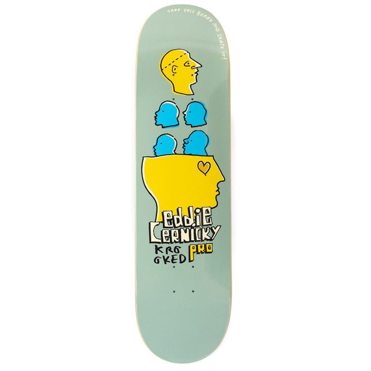 Krooked Skateboards Eddie Cernicky Take This Deck Skateboard Deck 8.25