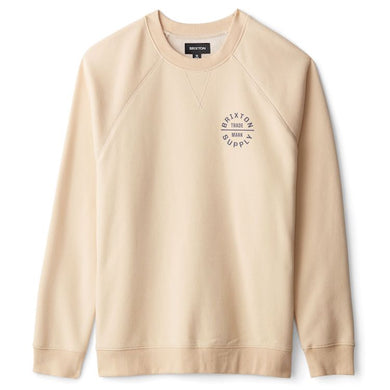 Brixton Oath V Crew Sweatshirt Gravel