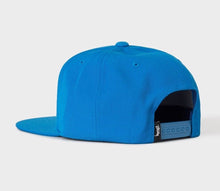 Stussy Stock Lock Logo Snapback Cap Blue