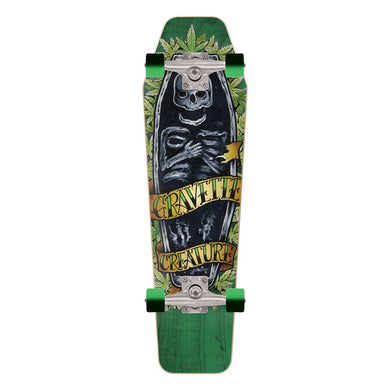 Creature Skateboards Cruzer Gravette Skully Complete Skateboard Cruiser 8.47