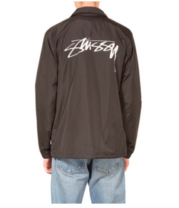 Stussy Cruize Coach Jacket Black/White