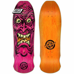 Santa Cruz Rob Roskopp Face Reissue Pink Skateboard Deck 9.5"