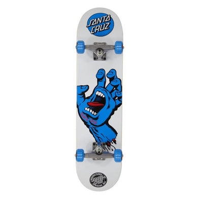 Santa Cruz Skateboards Screaming Hand White Complete Skateboard 7.75