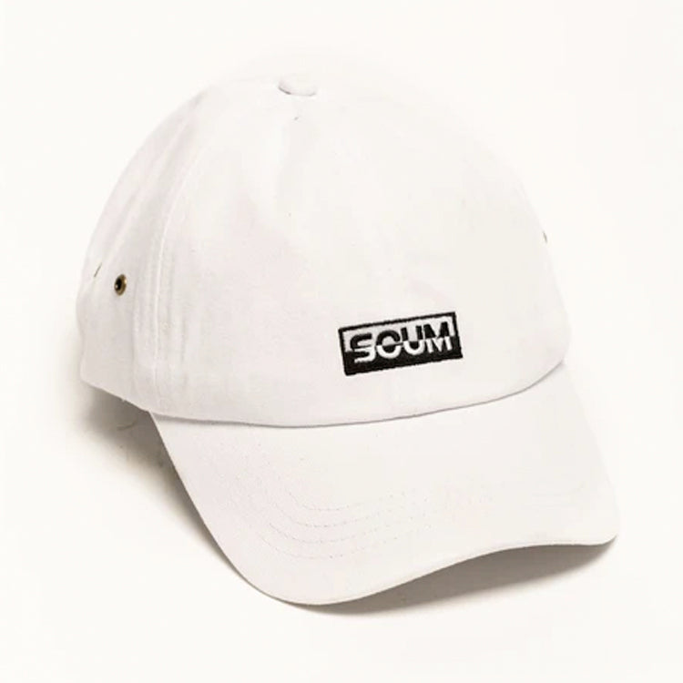 Fake Scum White Logo Cap – Flavour Skateshop