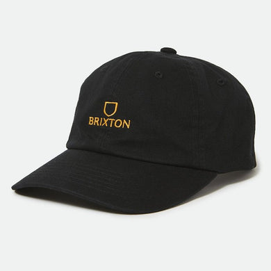 Brixton Alpha LP Snapback Cap Black