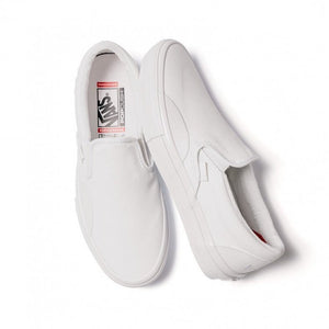 White slip sales on van shoes