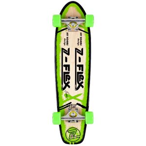 Z-Flex Jay Adams P.O.P Complete Skateboard Cruiser Green/Black 29.75"x7.5"